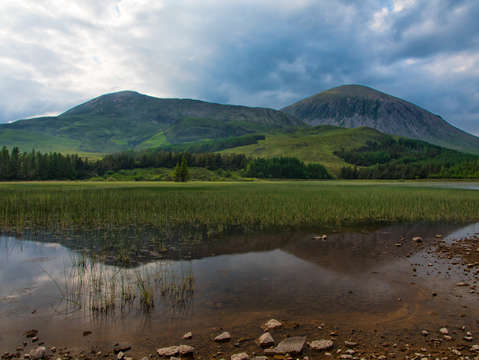 Reflection in isle of skye
