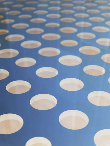 Dots on blue 03499