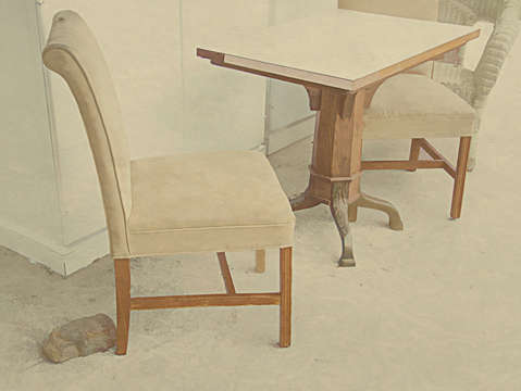 Chairs on a patio