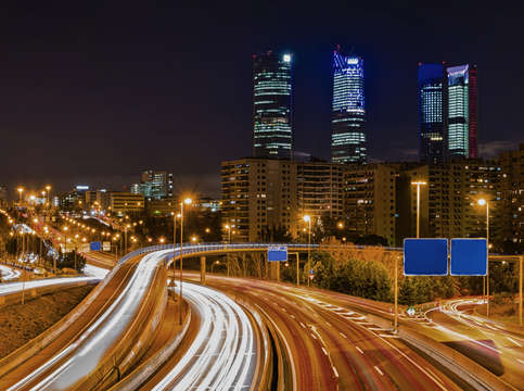Madrid sunset