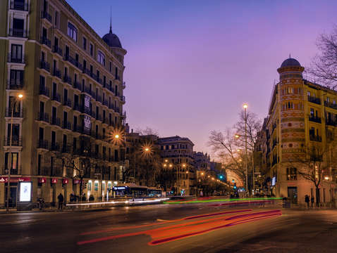 Madrid sunset 2