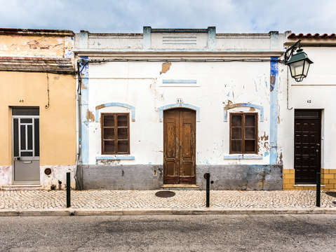 Streets of alvor portugal