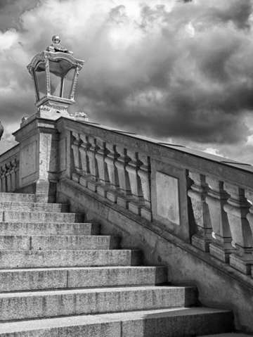 Nymphenburg palace stairs munich