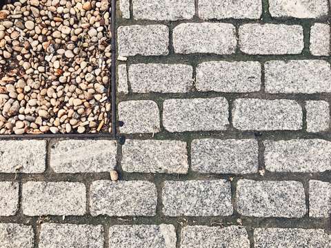 Stars stripes pebbles stones