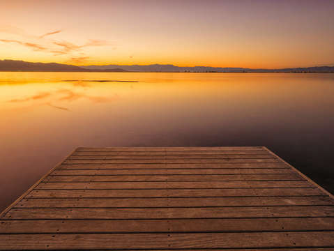 Pier at sunset