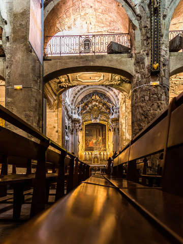Cathedral pew