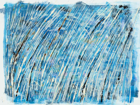 Blue and white rhythm