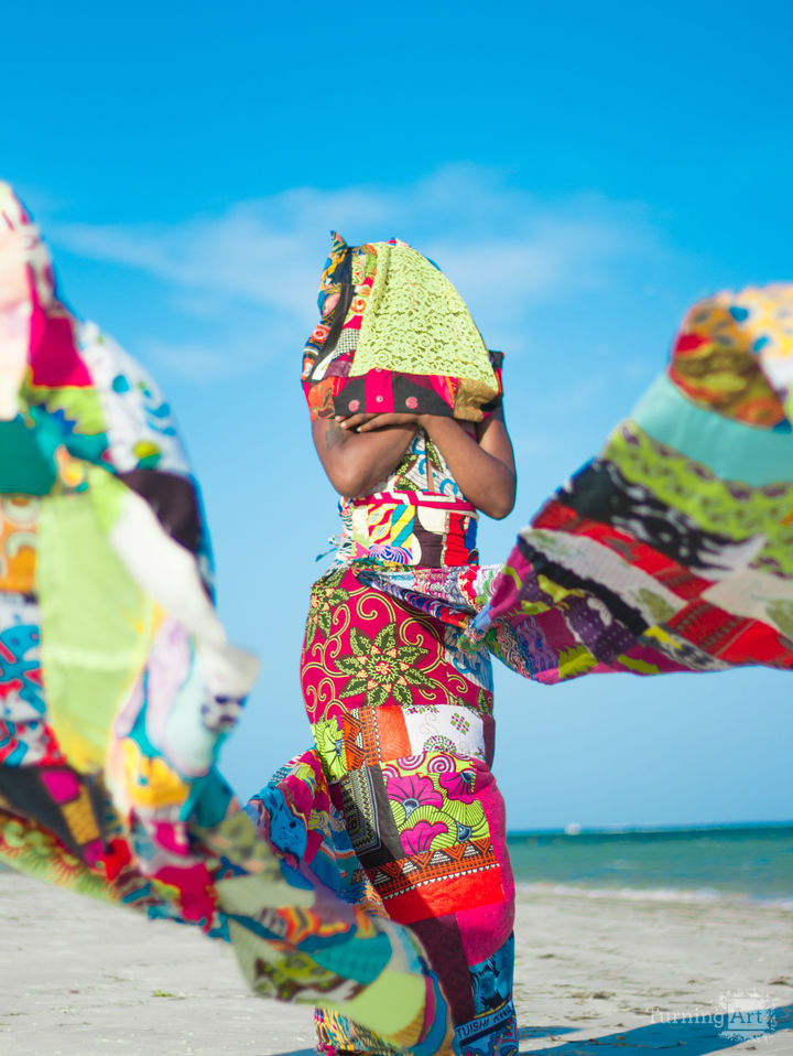 Fabrics of her motherland