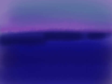 Ocean at night