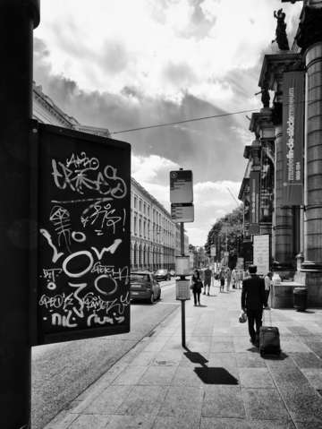 Brussels street signs