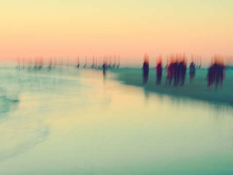 Ocean waves abstract 3