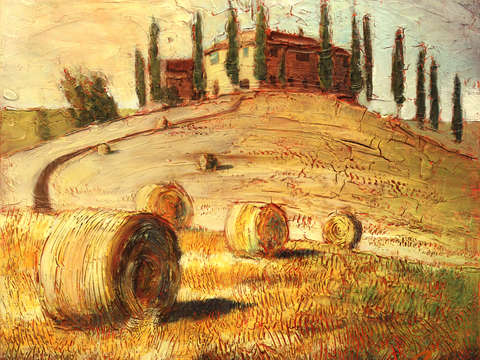Golden hay