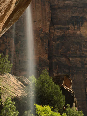Emerald pools falls 2