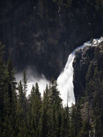The lower falls