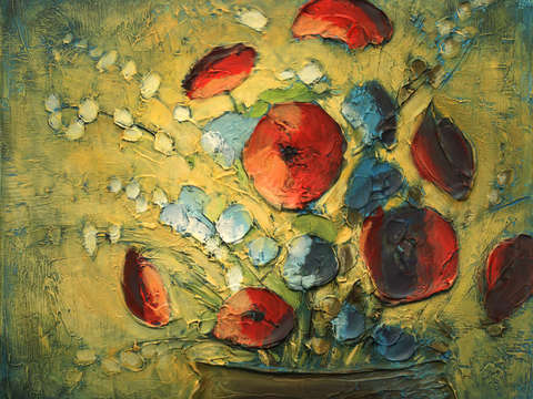 Poppy bouquet ii