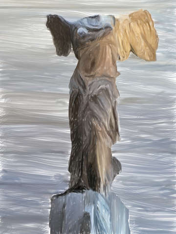 Winged victory 40 60 portrait format 150px