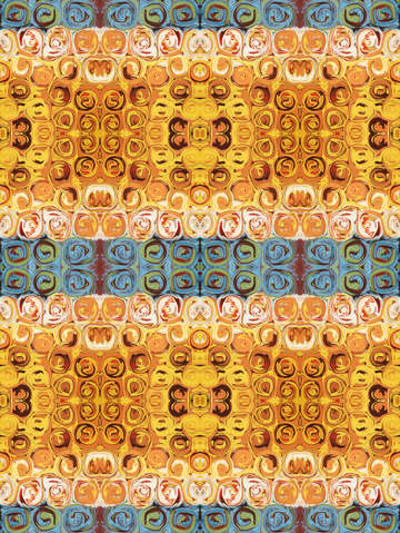 Orange flower meadow 9267 set