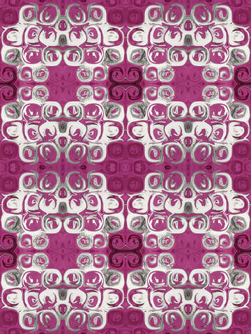 Pink flower meadow 9274 set