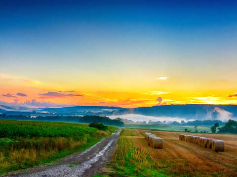 Calm of the bales