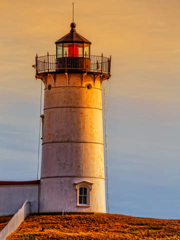Nubble light sunset york maine