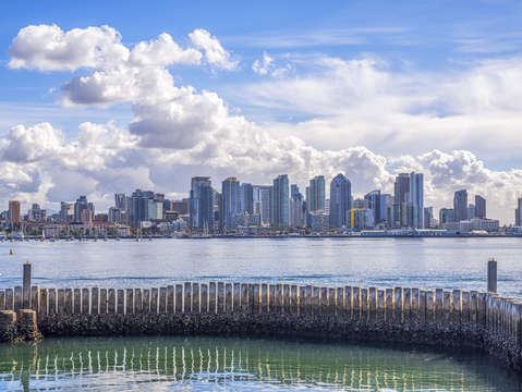 A february skyline