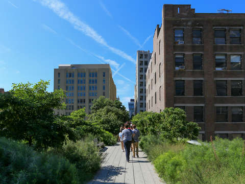 Strolling down the highline chelsea nyc