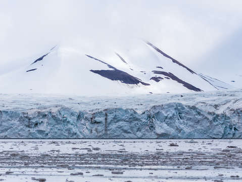 Arctic mountain and glacier