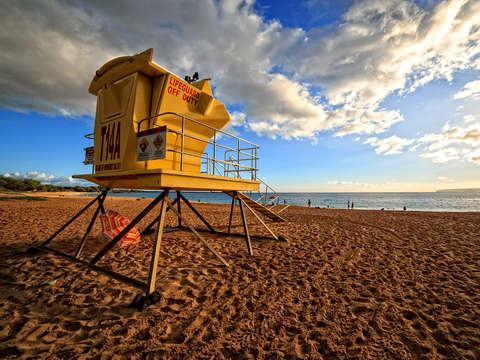 Maui hawaii lifeguard station