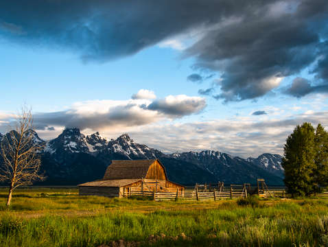 Morning in grand teton national park