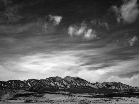 Flatirons view