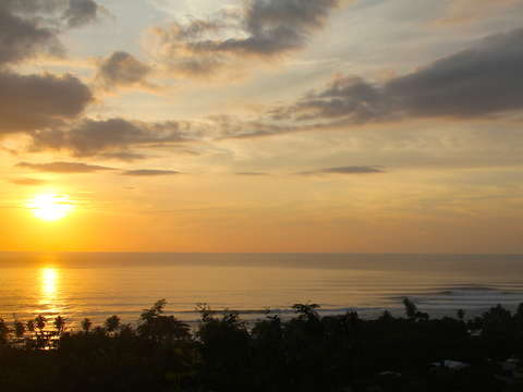 Sunset in the caribbean