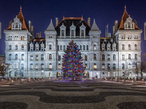Night at the capitol