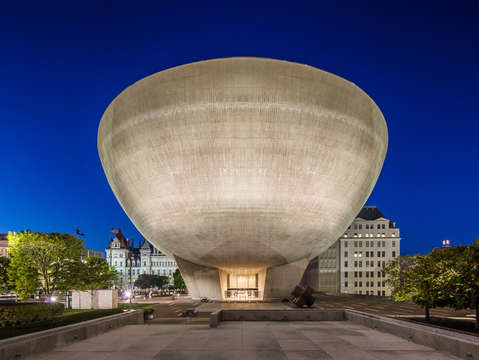 The egg at night