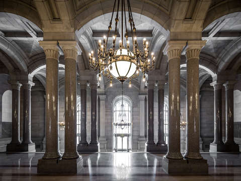 Dramatic capitol interior