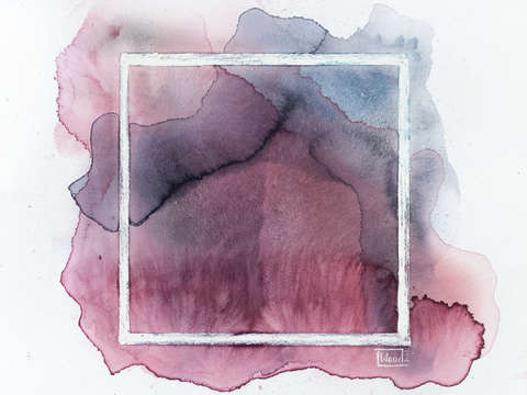 Unable to compartmentalize triptych 2 purple