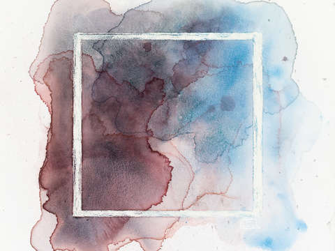 Unable to compartmentalize triptych 2 blue