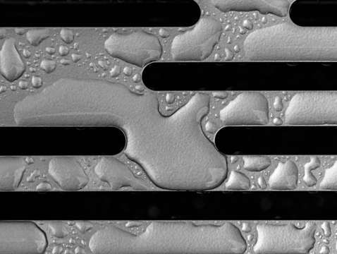 Raindrops on metal 2