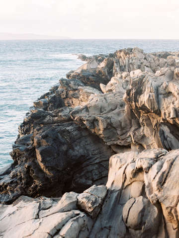 Maui sea rocks