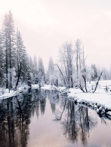 Valley snow