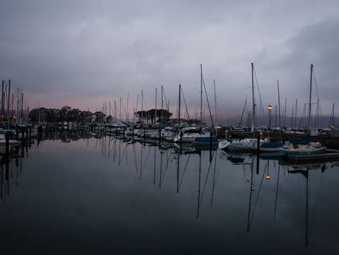 San francisco marina sunrise