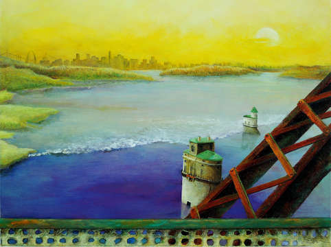 Chain of rocks bridge