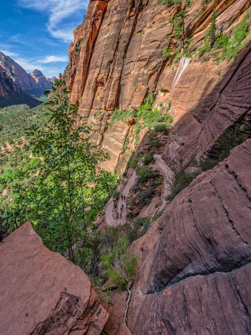 Zion national park angels landing trail 2
