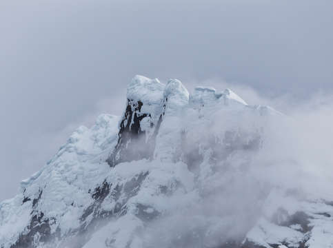 Arctic mountain top