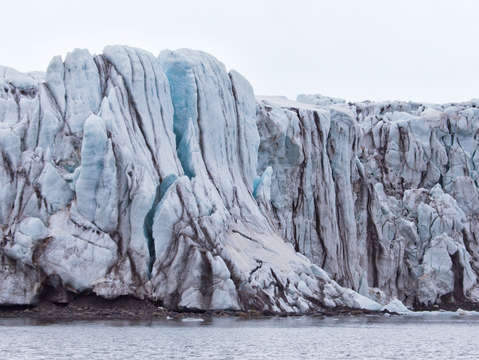 Brepollen glacier svalbard