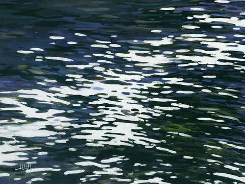 Meandering river