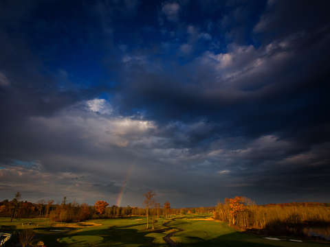 Saratoga national golf course and rainbow