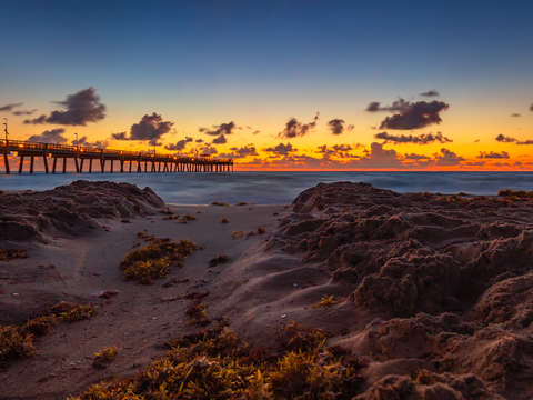 Luna calmada dania beach florida