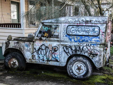 Junky art car