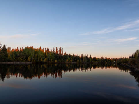 Fairbanks sunrise chena river