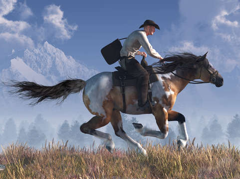 Pony express rider